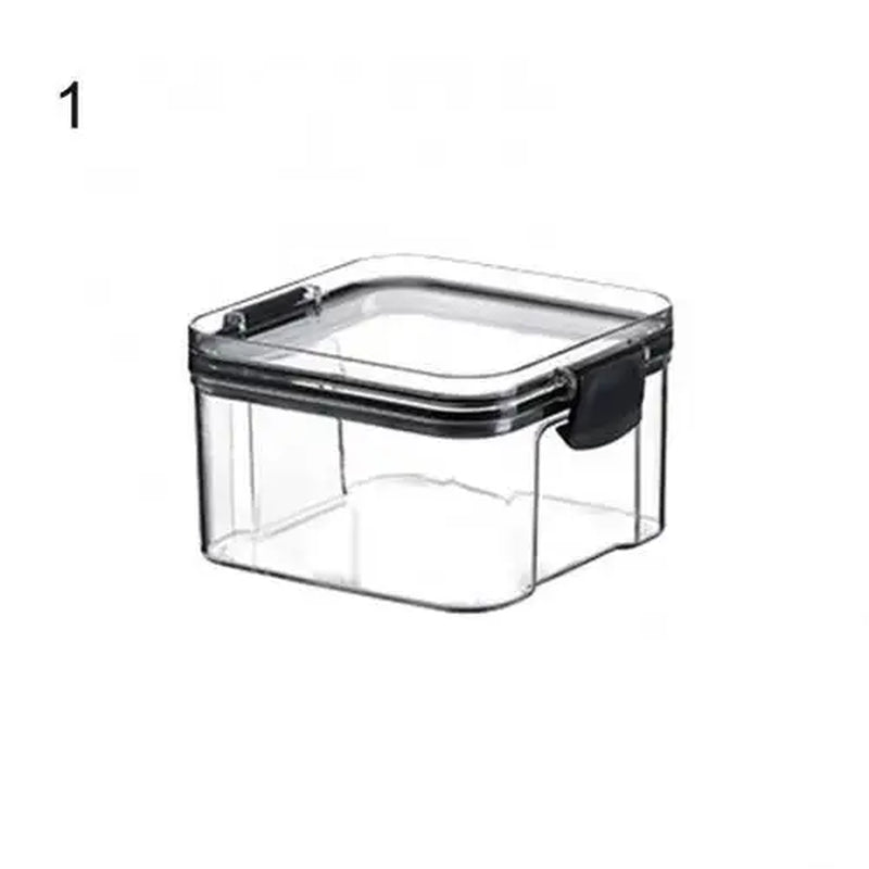 Multipurpose Food Storage Containers Set - Clear Jars with Lids for Cereal, Candy, and Dry Goods - BUNKA