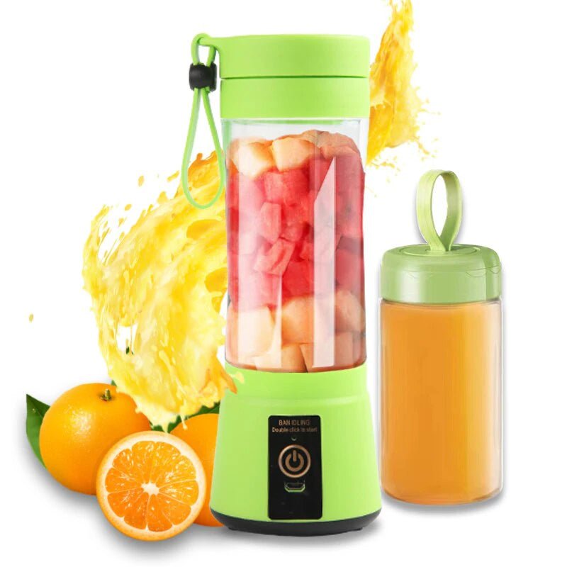 Portable Electric Mini Juicer Cup - USB Rechargeable 6 - Blade Blender for On - the - Go Smoothies - BUNKA